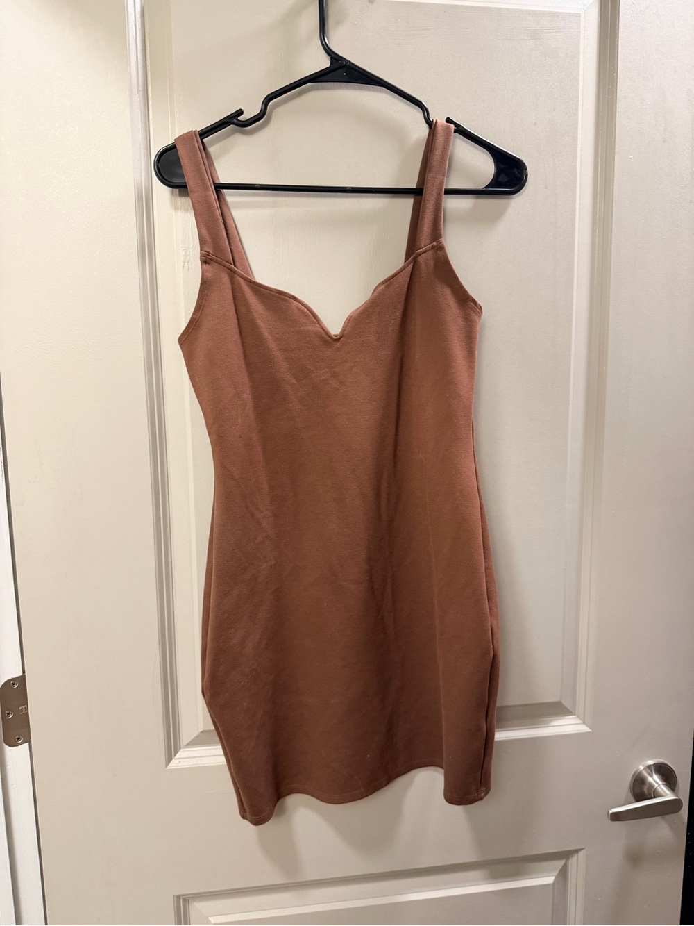Simple Rust Brown Tank Dress